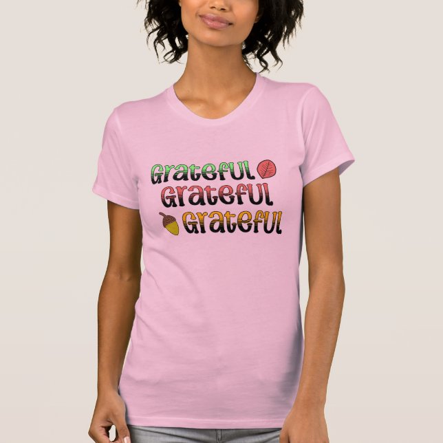 Autumn Colours | Grateful   T-Shirt (Front)