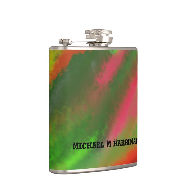 Autumn colours hip flask (Right)