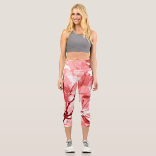 Autumn colours, leaves 3 capri leggings