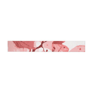 Autumn colours, leaves 3 wrap around label
