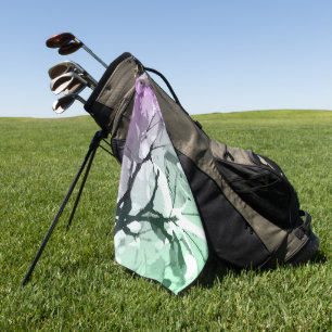 Autumn colours, leaves 5 golf towel