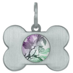 Autumn colours, leaves 5 pet ID tag