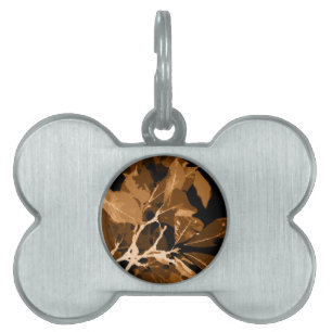 Autumn colours, leaves 6 pet ID tag