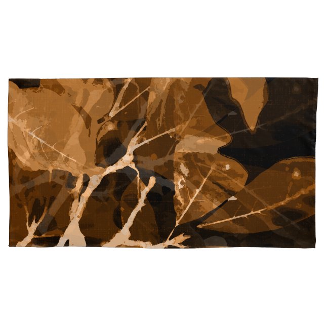 Autumn colours, leaves 6 pillowcase (Front)