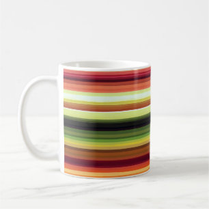 Autumn Colours Lines Coffee Mug