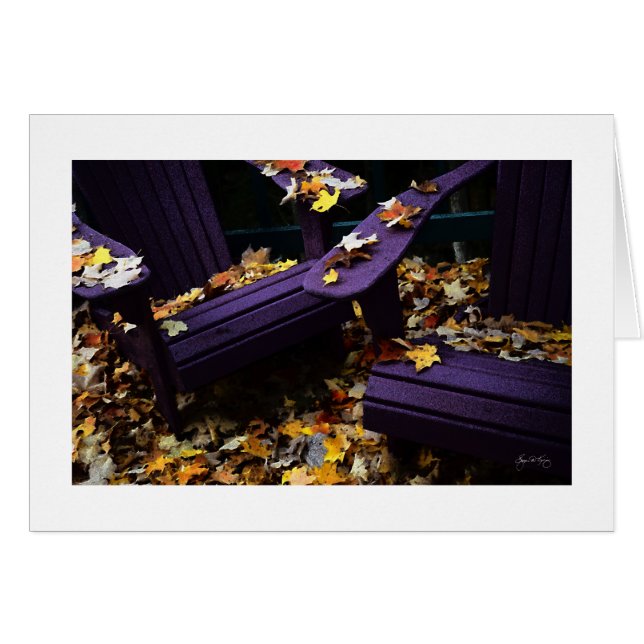 Autumn Colours on the Deck (Front Horizontal)