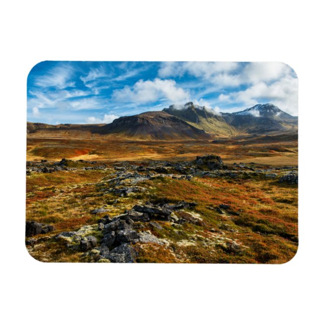 Autumn colours on the landscape magnet (Horizontal)