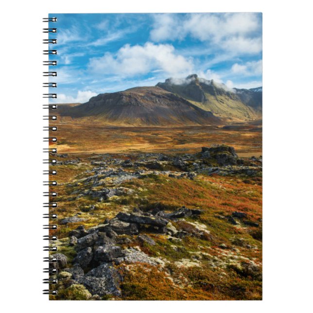 Autumn colours on the landscape notebook (Front)