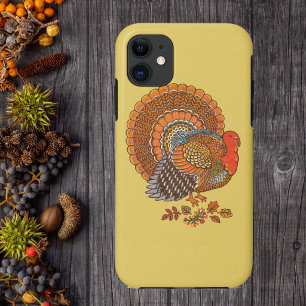 Autumn Colours Turkey Leaves iPhone 11 Case