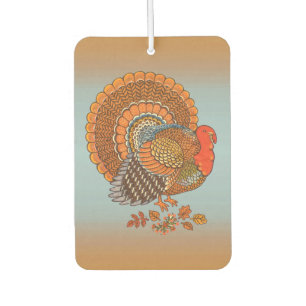 Autumn Colours Turkey Leaves Thanksgiving Car Air Freshener
