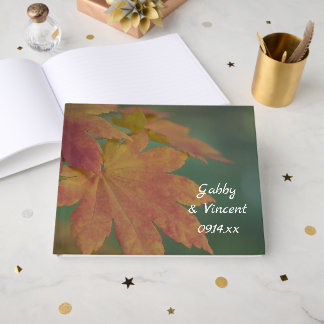 Autumn Colours Wedding Guest Book