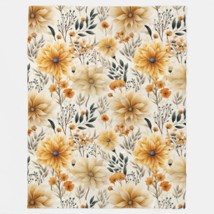 Autumn comfort fleece blanket