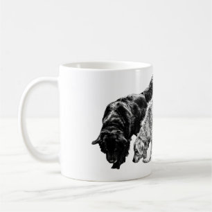 Autumn Companions in Shadow Coffee Mug