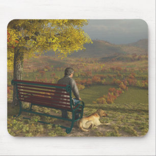 Autumn Companions Mousepad
