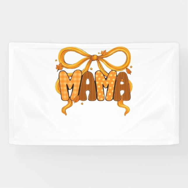 Autumn Coquette Mama – Cosy Fall Aesthetic with Bo Banner (Horizontal)