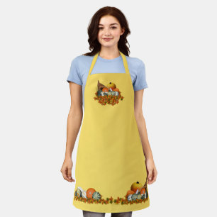 Autumn Cornucopia Thanksgiving Apron