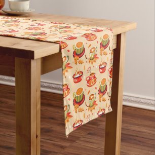 Autumn Cosy Pumpkin Spice  Short Table Runner
