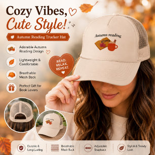 Autumn Cosy Vibes Trucker Hat - Cute Fall Season H