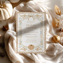 Autumn Cottage Pumpkin Bridal Shower