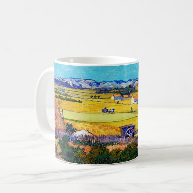 Autumn Countryside, Van Gogh Coffee Mug (Front Left)