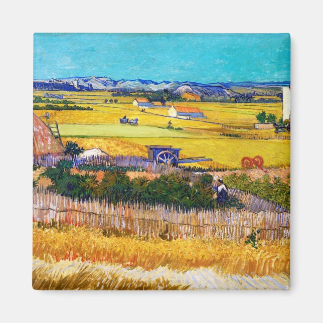 Autumn Countryside, Van Gogh Magnet (Front)