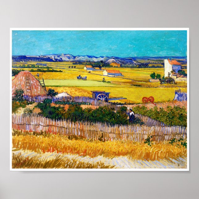 Autumn Countryside, Van Gogh Poster (Front)