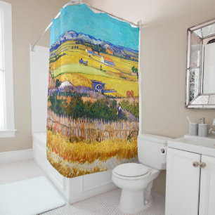 Autumn Countryside, Van Gogh Shower Curtain