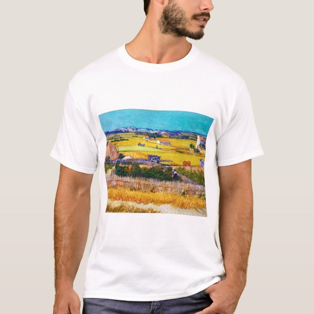 Autumn Countryside, Van Gogh T-Shirt (Front)