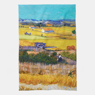Autumn Countryside, Van Gogh Tea Towel