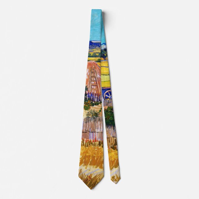 Autumn Countryside, Van Gogh Tie (Front)