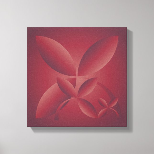 autumn crimson canvas print (Front)