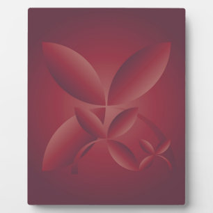 autumn crimson plaque