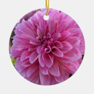 Autumn Dahlia Christmas Ornament