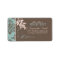 Autumn Damask Address Label