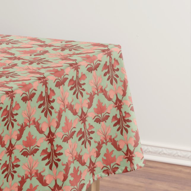 Autumn Damask Tablecloth (In Situ)