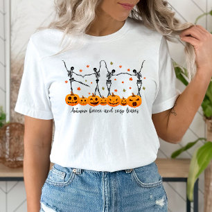 Autumn Dancing Skeleton T-Shirt