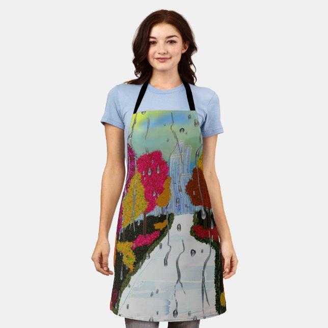 Autumn Day Apron (Worn)
