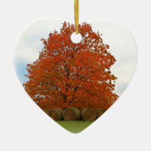 Autumn Day Ceramic Tree Decoration