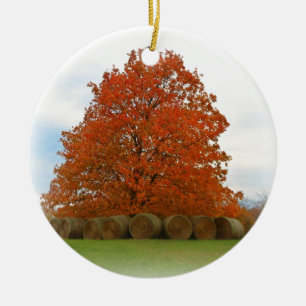 Autumn Day Ceramic Tree Decoration
