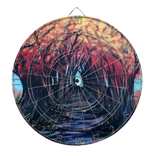 Autumn Day   Dartboard (Front)