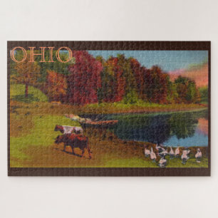 Autumn Day in Ohio Large Puzzle