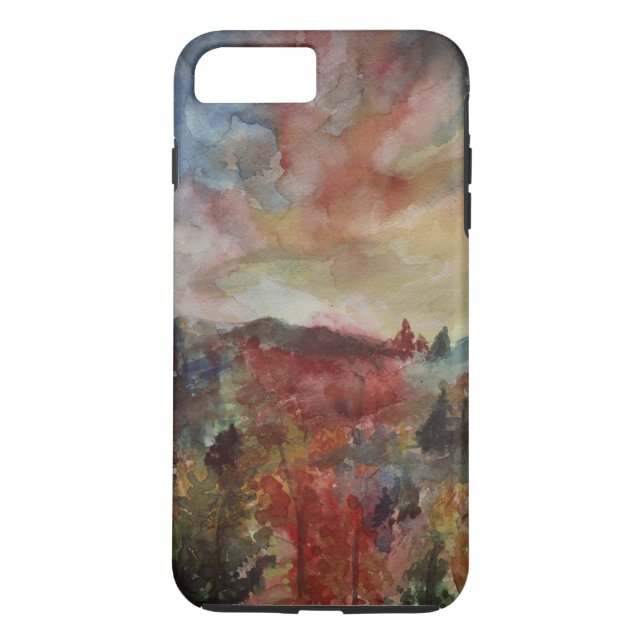 Autumn Day Landscape Art iPhone / iPad case (Back)
