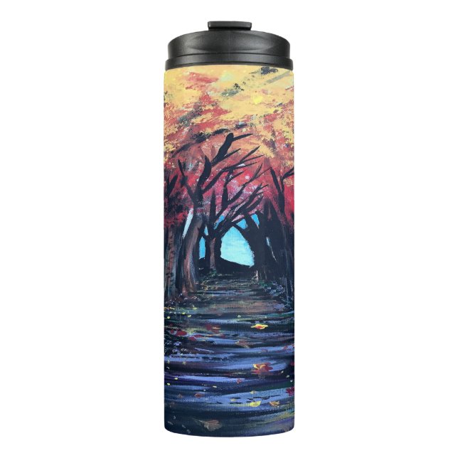 Autumn Day Thermal Tumbler (Front)