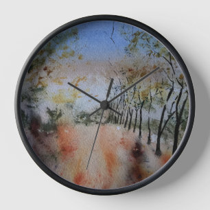 Autumn Days Clock