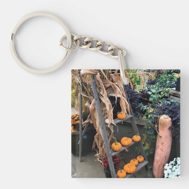 Autumn Decor Key Ring (Front)