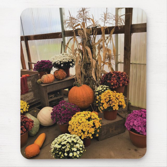 Autumn Decor Mouse Mat (Front)
