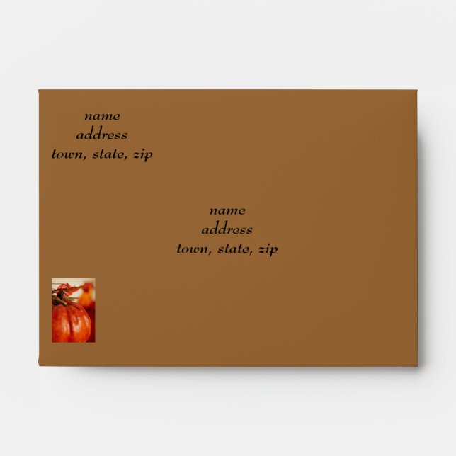 Autumn Decoration - Envelopes (Front)