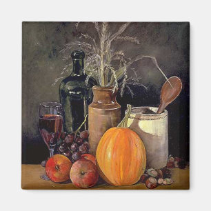 Autumn Decorations on Table Magnet