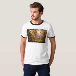 Autumn Deer Hunter Ringer T-Shirt – Wildlife Fores