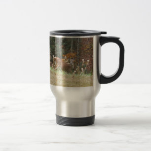 Autumn Deer in Lake Arrowhead GA Travel Mug